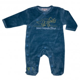 Pyjama Copain Dino Bleu 3 mois