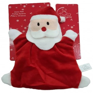 Doudou marionnette Papa Noël